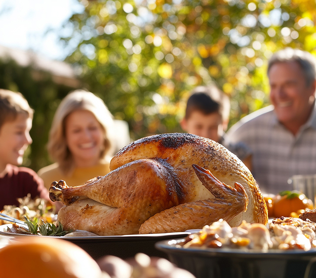 Rôtissoire extérieure avec sept poulets rôtis à différents stades de cuisson à Palaiseau dans l'Essonne 91