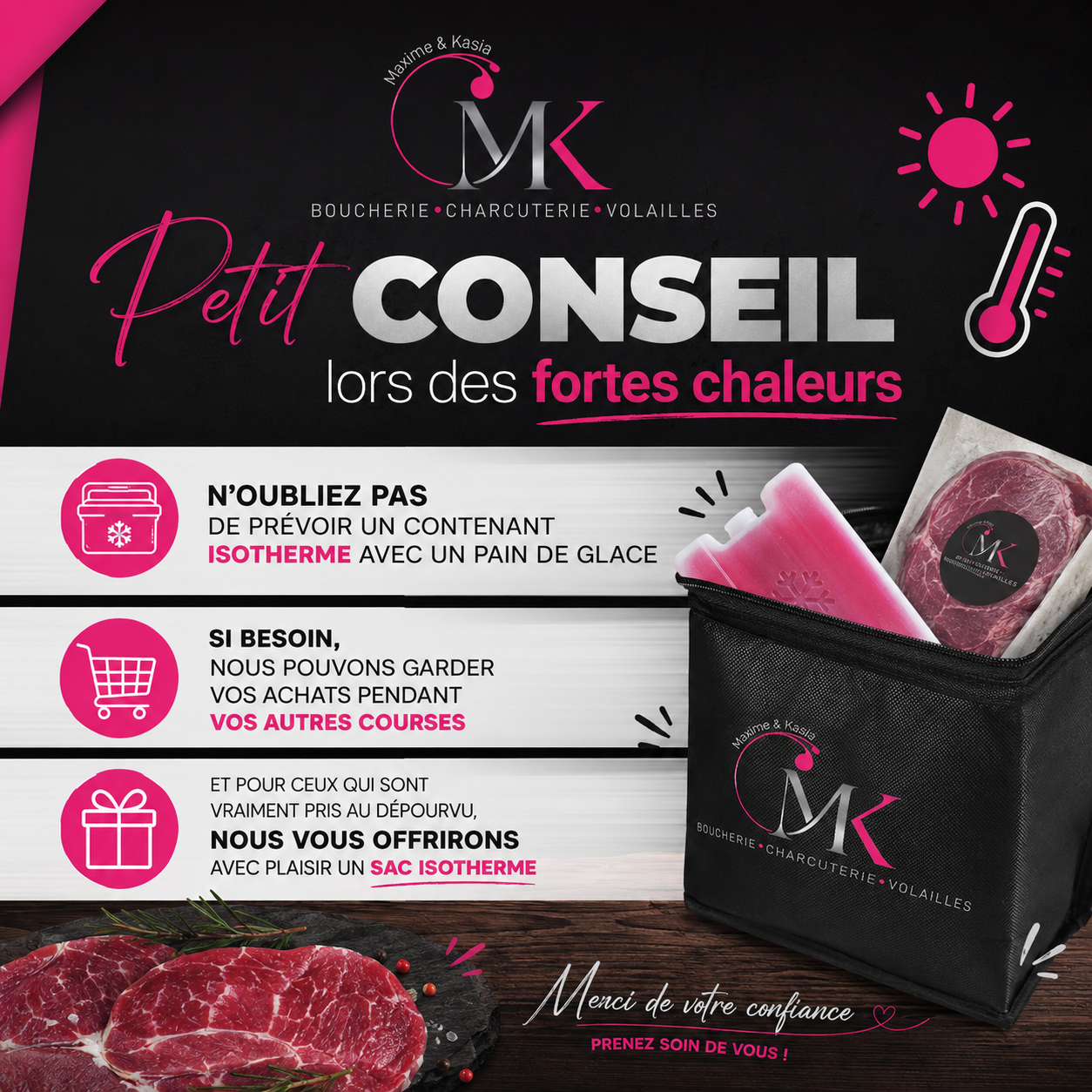 Fortes chaleur
